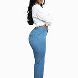 LADIES LIGHT STRAIGHT CUT PAKISHA JEANS 1 | TSHEPO