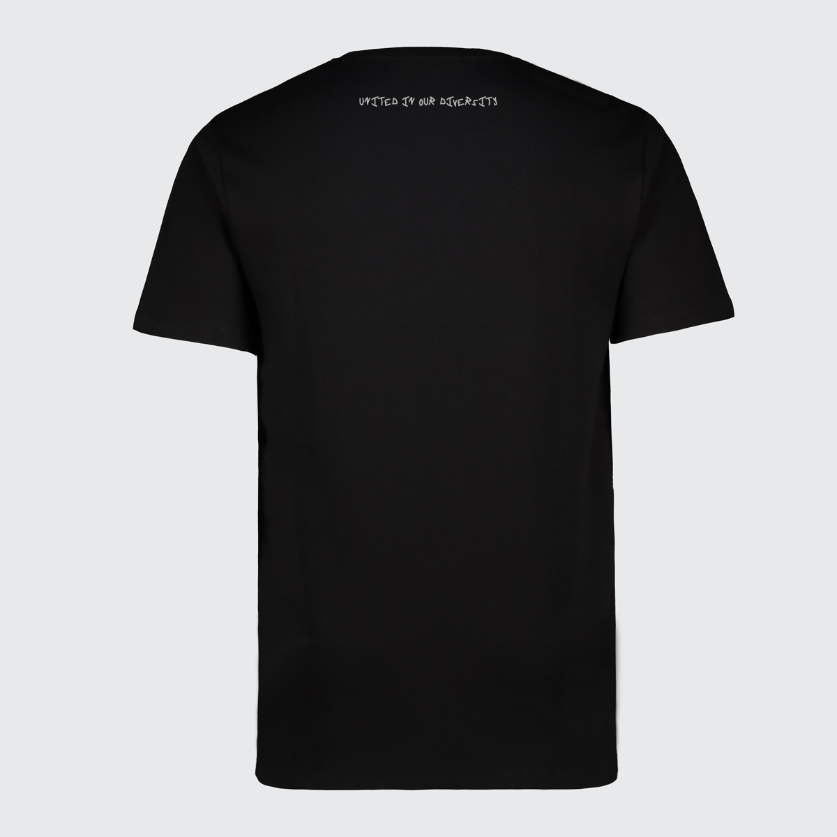 TSHEPO, SIGN LANGUAGE T-SHIRT, BLACK 2 | back flat lay