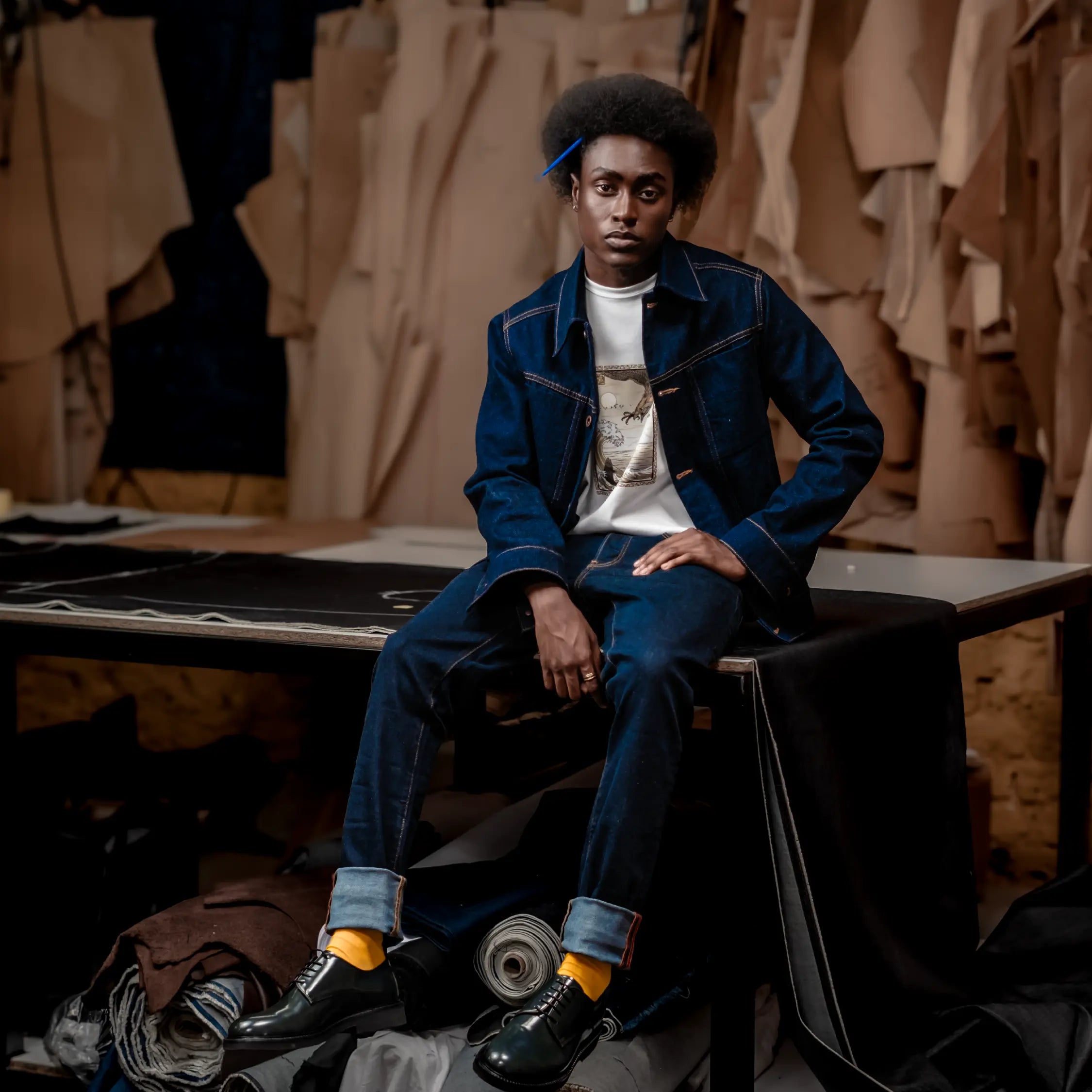 TSHEPO Trucker Jacket Regular Fit, Indigo 2 | TSHEPO
