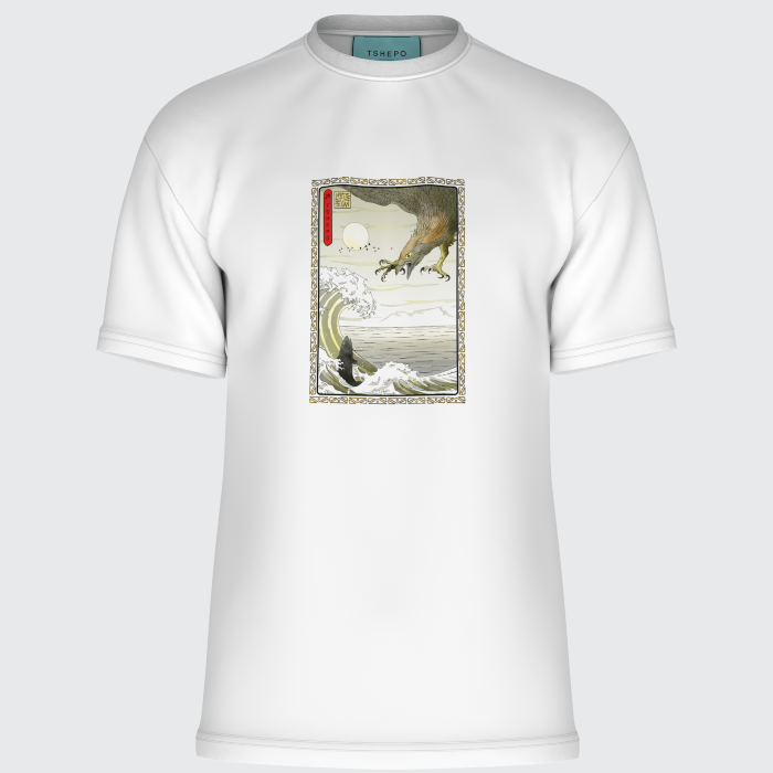 TSHEPO FISH & EAGLE T-SHIRT, WHITE | TSHEPO