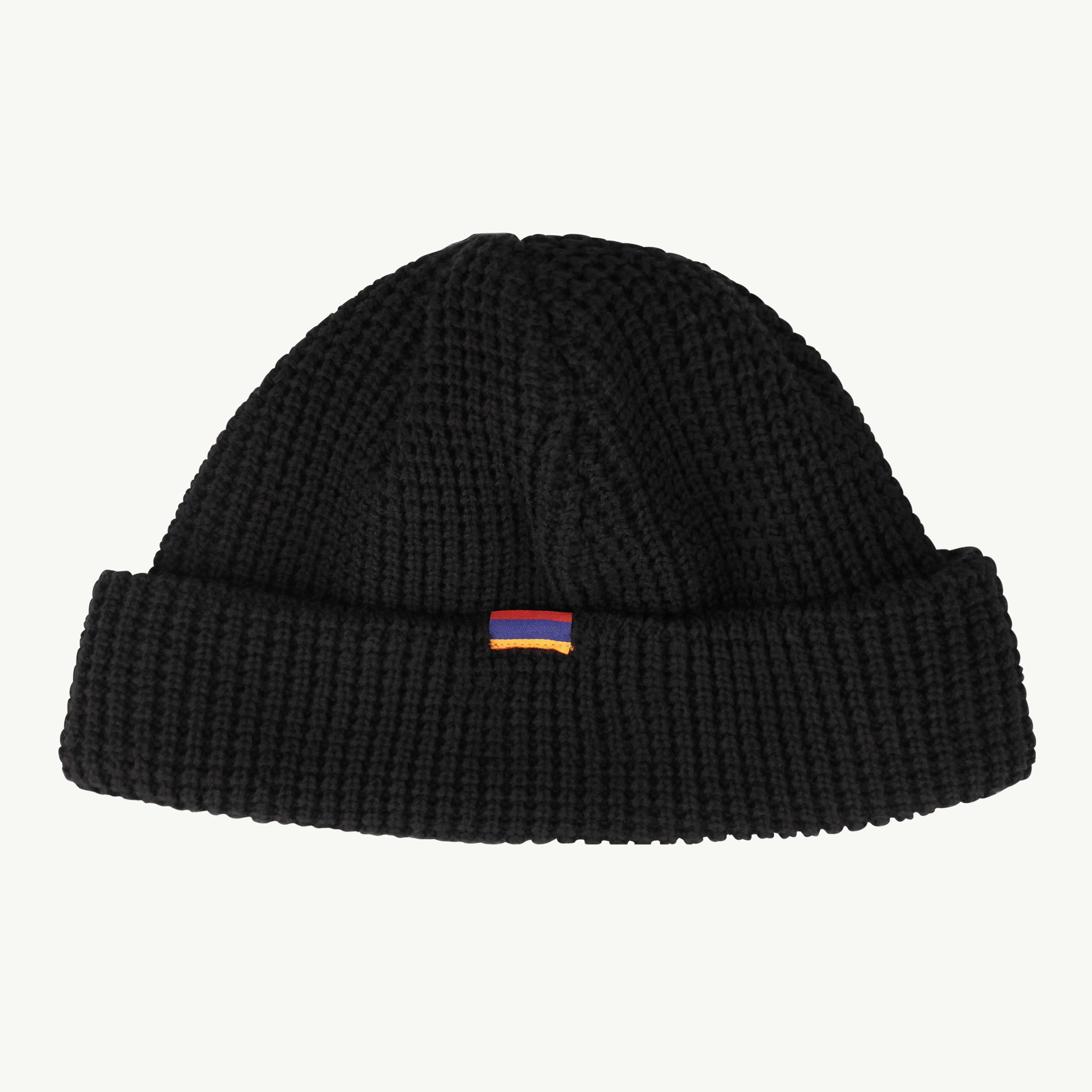 FLAG BEANIE BLACK