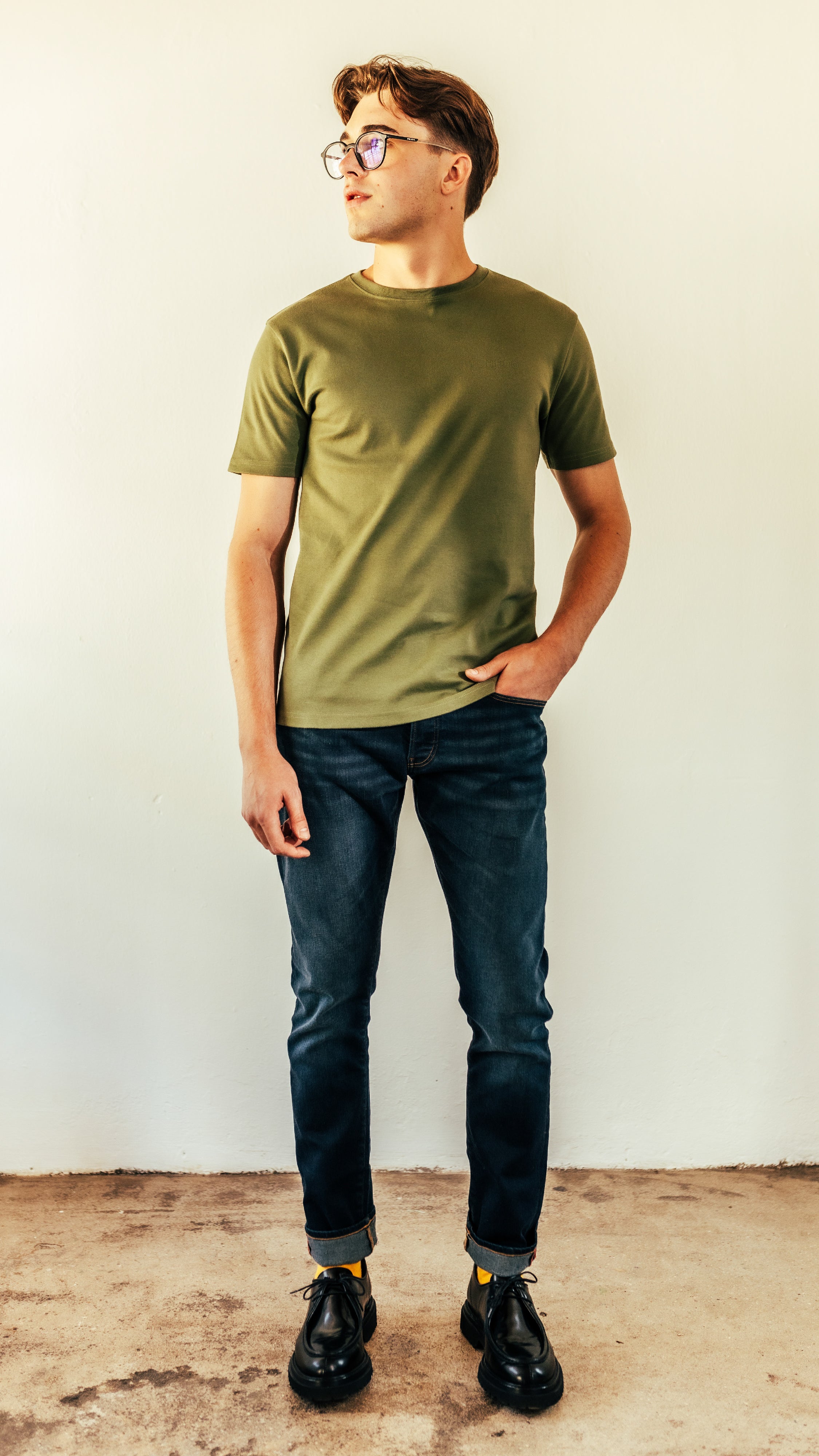 Model in TSHEPO Jeans
