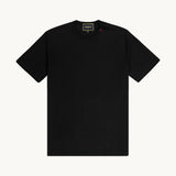 Black TSHEPO T-shirt with red embroidery crown