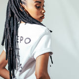 TSHEPO SELF-CARE T-SHIRT, WHITE