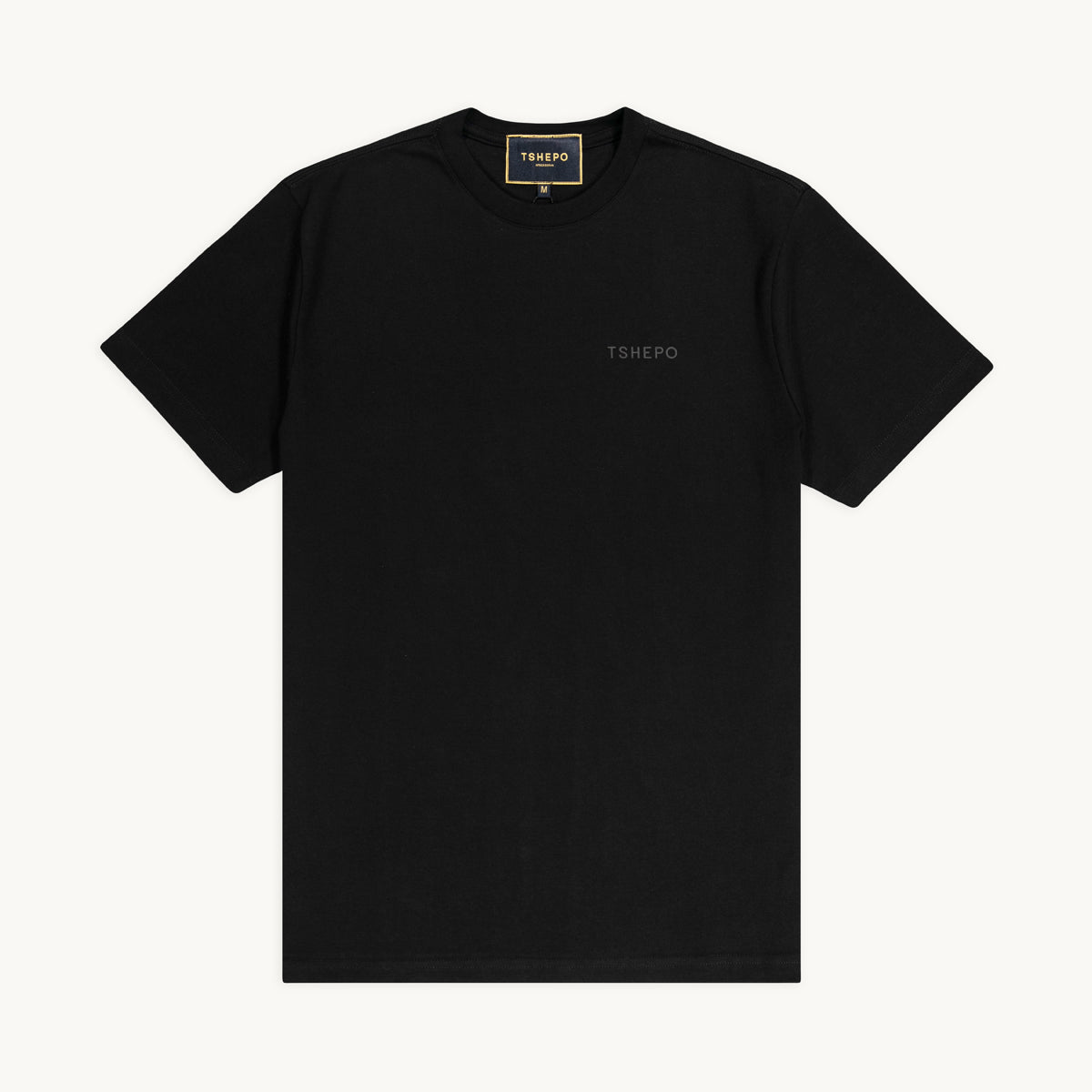 TSHEPO Black t-shirt black print