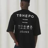 TSHEPO SELF-CARE, OVERSIZED T-SHIRT, BLACK
