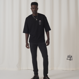 TSHEPO, LITTLE JEANS, OVERSIZED T-SHIRT, BLACK