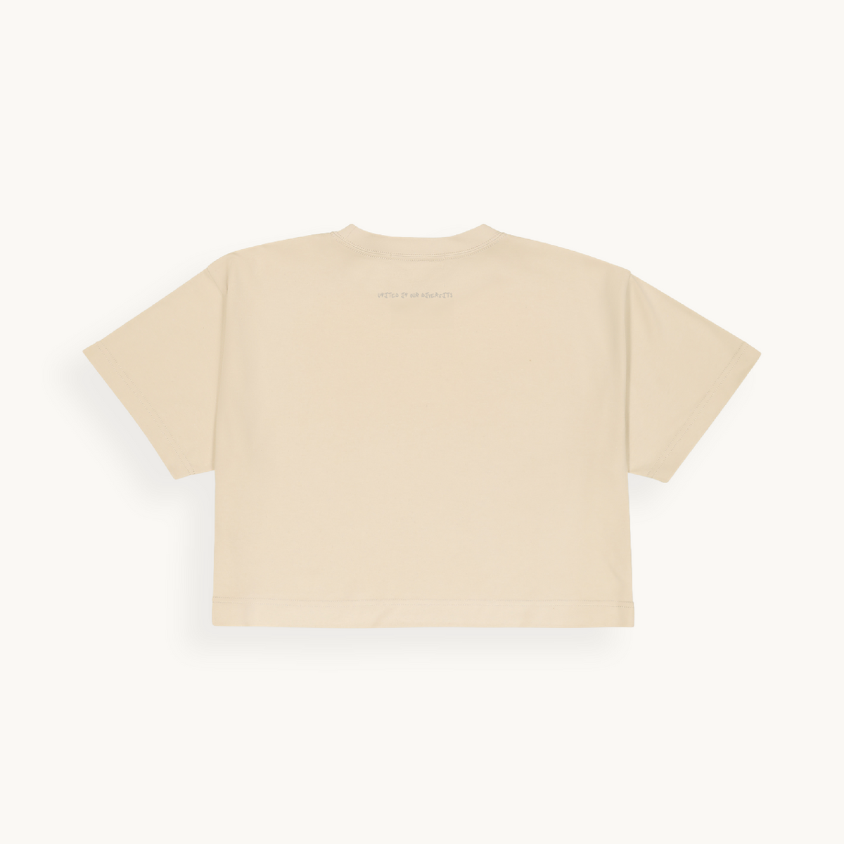 WE THE PEOPLE | CROPPED OATMEAL T-SHIRT