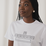 TYPEWRITER T-SHIRT WHITE