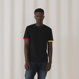 PLAIN FLAG RIBBED BLACK