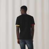PLAIN FLAG RIBBED BLACK