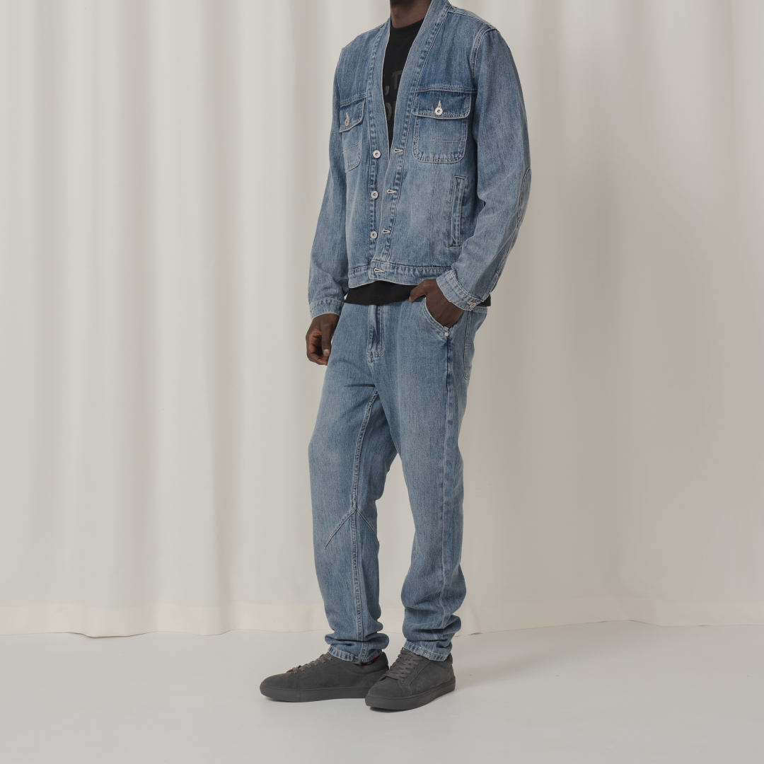 M1 JEANS STONE WASH