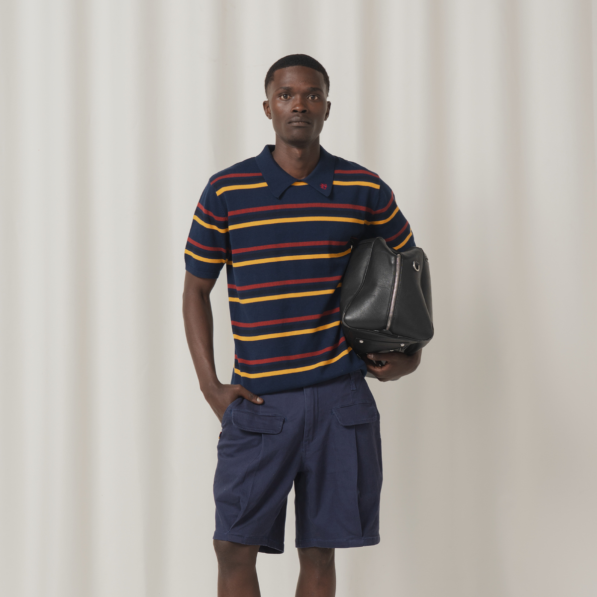 SIGNATURE FLAG KNIT GOLFER