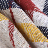 CHECKERED KNIT SHORTS