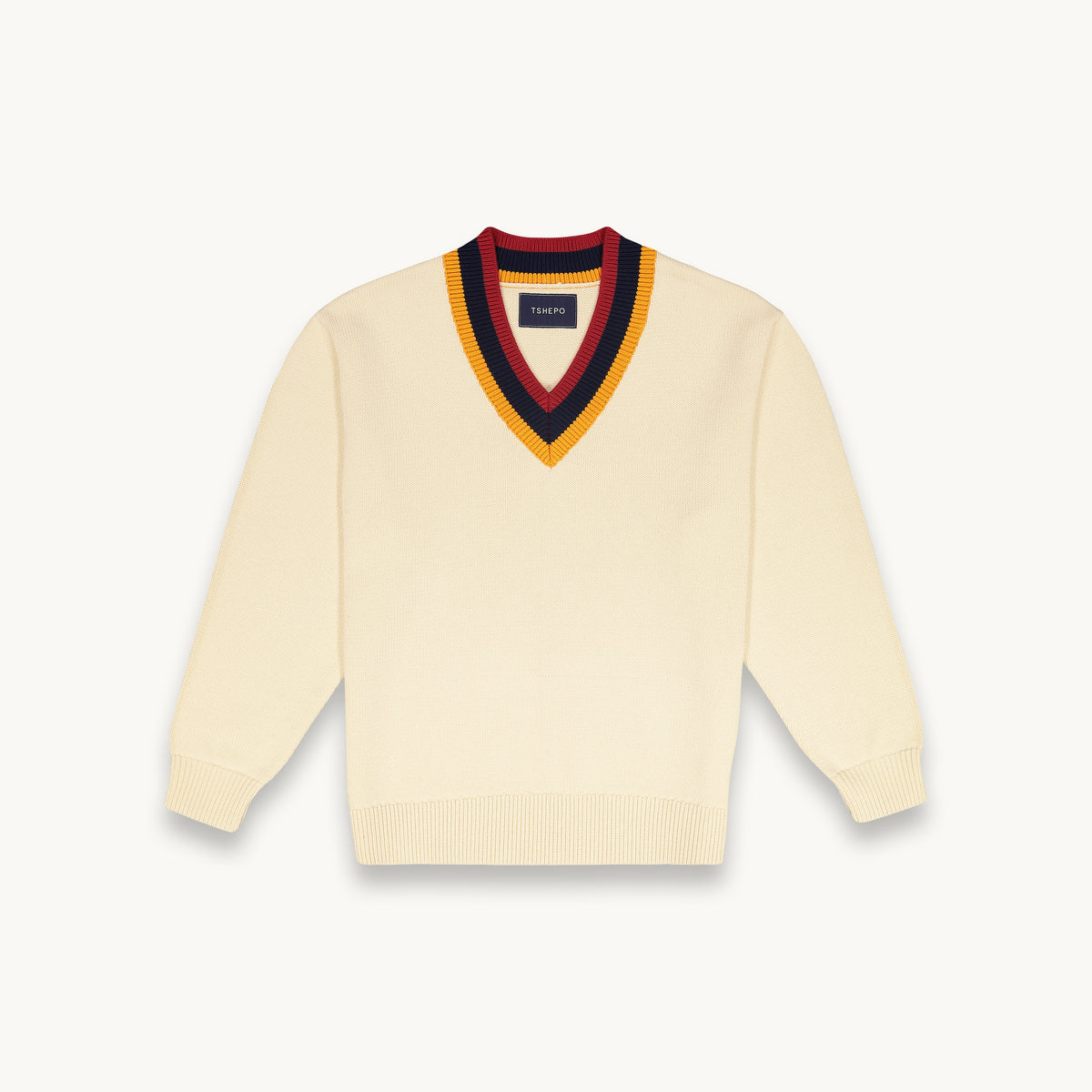 FLAG V-NECK KNIT