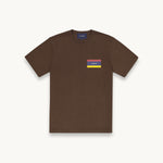 Tshepo flagship t-shirt in espresso brown