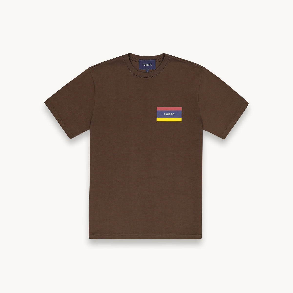 Tshepo flagship t-shirt in espresso brown