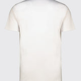TSHEPO WORDMARK T-SHIRT, WHITE ON WHITE