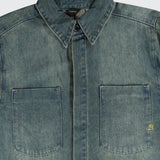 TSHEPO, LADIES DENIM DRESS, MID-BLUE