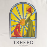 TSHEPO, MOTHER'S BLESSING T-SHIRT, WHITE