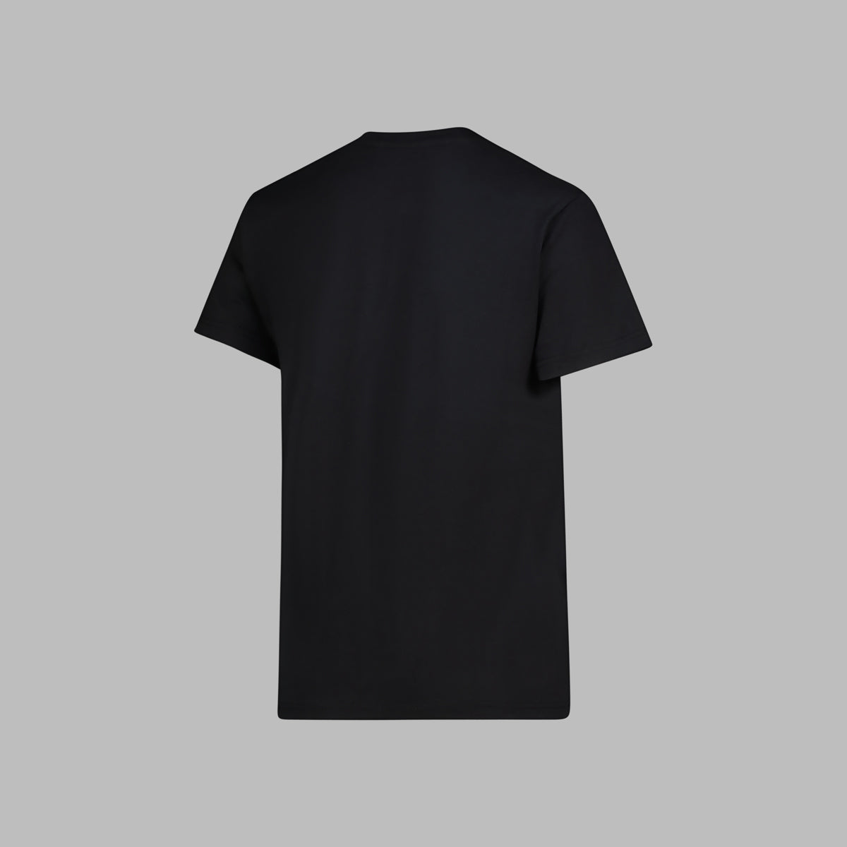 TSHEPO 1548 Black t-shirt. No print on the back of the t-shirt.