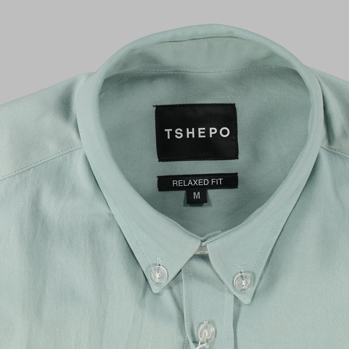 MEN'S OLIVE RELAXED BUTTON-UP SHIRT 2 | TSHEPO