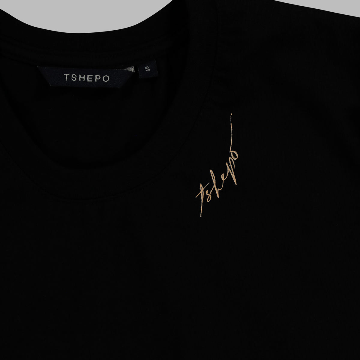 TSHEPO JEANS ladies the sign t-shirt in black