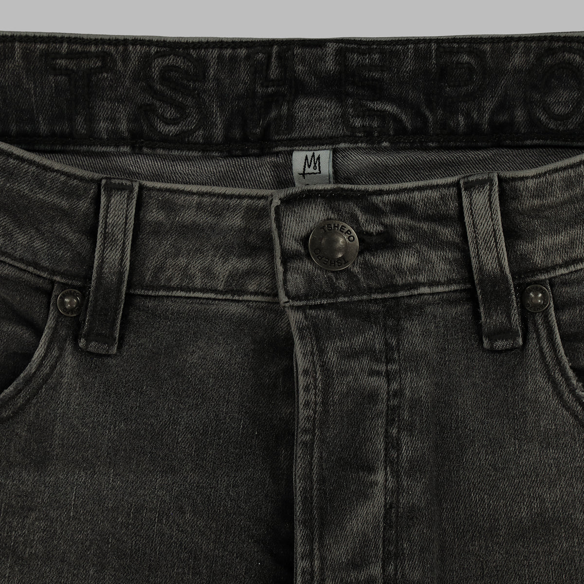 TSHEPO Men's Dikgosi Jeans, Grey TSHEPO