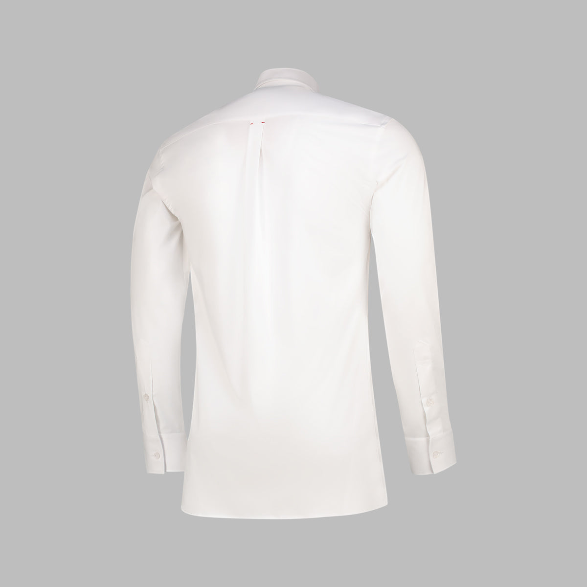 MEN'S WHITE RELAXED BUTTON-UP SHIRT 1 | TSHEPO