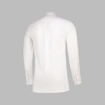 MEN'S WHITE RELAXED BUTTON-UP SHIRT 1 | TSHEPO