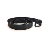 TSHEPO LEATHER BELT, BLACK